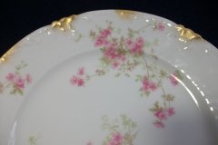 CHARLES FIELD HAVILAND/GDA WILD GERANIUM PINK-  SALAD PLATE  7 1/2"     .....   http://jaapiesfinechinastore.com