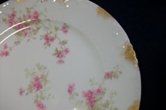 CHARLES FIELD HAVILAND/GDA WILD GERANIUM PINK-  SALAD PLATE  7 1/2"     .....   http://jaapiesfinechinastore.com