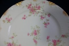 CHARLES FIELD HAVILAND/GDA WILD GERANIUM PINK-  SALAD PLATE  7 1/2"     .....   http://jaapiesfinechinastore.com