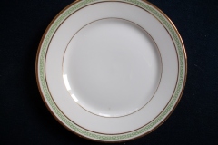 CHARLES MARTIN (CM) GREEN GREEK KEY-  BREAD & BUTTER PLATES 6 3/8"      ..... https://www.jaapiesfinechinastore.com