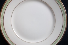 CHARLES MARTIN (CM) GREEN GREEK KEY-  BREAD & BUTTER PLATES 6 3/8"      ..... https://www.jaapiesfinechinastore.com