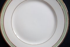 CHARLES MARTIN (CM) GREEN GREEK KEY-  BREAD & BUTTER PLATES 6 3/8"      ..... http://jaapiesfinechinastore.com