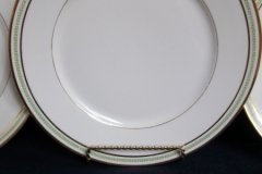 CHARLES MARTIN (CM) GREEN GREEK KEY-  DINNER PLATE 9 5/8"     ..... http://jaapiesfinechinastore.com
