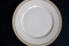 CHARLES MARTIN (CM) GREEN GREEK KEY-  DINNER PLATE 9 5/8"     ..... http://jaapiesfinechinastore.com
