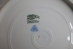 CHARLES MARTIN (CM) GREEN GREEK KEY-  DINNER PLATE 9 5/8"     ..... https://www.jaapiesfinechinastore.com