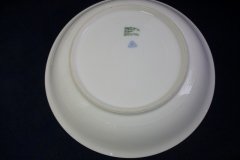 CHARLES MARTIN (CM) GREEN GREEK KEY- ROUND OPEN  SERVING BOWL 9 3/8"  ..... http://jaapiesfinechinastore.com