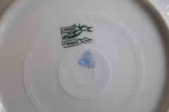 CHARLES MARTIN (CM) GREEN GREEK KEY-  SALAD PLATE 7 3/8"      ..... https://www.jaapiesfinechinastore.com