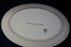 CHARLES MARTIN (CM) GREEN GREEK KEY- OVAL SERVING PLATTER 15 3/8" ..... https://www.jaapiesfinechinastore.com