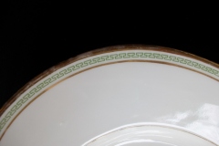 CHARLES MARTIN (CM) GREEN GREEK KEY-  OVAL SERVING PLATTER  18"     ..... https://www.jaapiesfinechinastore.com