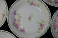 CMC-  MAUREIL CHAPEAU & CHARLES-  PURPLE VIOLETS-  BERRY BOWL    ..... http://jaapiesfinechinastore.com