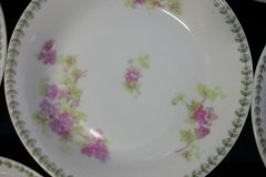 CMC-  MAUREIL CHAPEAU & CHARLES-  PURPLE VIOLETS-  BERRY BOWL    ..... http://jaapiesfinechinastore.com