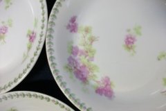 CMC-  MAUREIL CHAPEAU & CHARLES-  PURPLE VIOLETS-  BERRY BOWL    ..... http://jaapiesfinechinastore.com