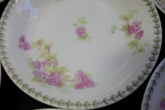 CMC-  MAUREIL CHAPEAU & CHARLES-  PURPLE VIOLETS-  BERRY BOWL    ..... https://www.jaapiesfinechinastore.com