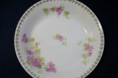 CMC-  MAUREIL CHAPEAU & CHARLES-  PURPLE VIOLETS-  BERRY BOWL    ..... https://www.jaapiesfinechinastore.com