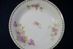 CMC-  MAUREIL CHAPEAU & CHARLES-  PURPLE VIOLETS-  BERRY BOWL    ..... http://jaapiesfinechinastore.com