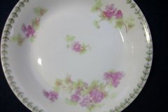 CMC-  MAUREIL CHAPEAU & CHARLES-  PURPLE VIOLETS-  BERRY BOWL    ..... http://jaapiesfinechinastore.com