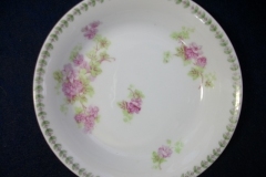 CMC-  MAUREIL CHAPEAU & CHARLES-  PURPLE VIOLETS-  BERRY BOWL    ..... https://www.jaapiesfinechinastore.com