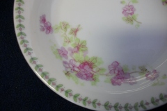 CMC-  MAUREIL CHAPEAU & CHARLES-  PURPLE VIOLETS-  BERRY BOWL    ..... https://www.jaapiesfinechinastore.com