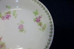 CMC-  MAUREIL CHAPEAU & CHARLES-  PURPLE VIOLETS-  BERRY BOWL    ..... http://jaapiesfinechinastore.com