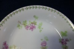 CMC-  MAUREIL CHAPEAU & CHARLES-  PURPLE VIOLETS-  BERRY BOWL    ..... http://jaapiesfinechinastore.com