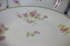 CMC-  MAUREIL CHAPEAU & CHARLES-  PURPLE VIOLETS-  COUPE SOUP BOWL  7 1/2"   ..... https://www.jaapiesfinechinastore.com