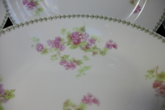 CMC-  MAUREIL CHAPEAU & CHARLES-  PURPLE VIOLETS-  COUPE SOUP BOWL  7 1/2"   ..... https://www.jaapiesfinechinastore.com