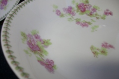 CMC-  MAUREIL CHAPEAU & CHARLES-  PURPLE VIOLETS-  COUPE SOUP BOWL  7 1/2"   ..... https://www.jaapiesfinechinastore.com