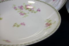 CMC-  MAUREIL CHAPEAU & CHARLES-  PURPLE VIOLETS-  COUPE SOUP BOWL  7 1/2"   ..... https://www.jaapiesfinechinastore.com