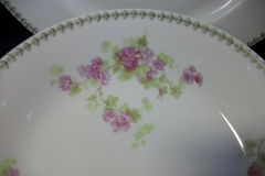 CMC-  MAUREIL CHAPEAU & CHARLES-  PURPLE VIOLETS-  COUPE SOUP BOWL  7 1/2"   ..... https://www.jaapiesfinechinastore.com