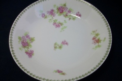 CMC-  MAUREIL CHAPEAU & CHARLES-  PURPLE VIOLETS-  COUPE SOUP BOWL  7 1/2"   ..... https://www.jaapiesfinechinastore.com