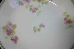 CMC-  MAUREIL CHAPEAU & CHARLES-  PURPLE VIOLETS-  COUPE SOUP BOWL  7 1/2"   ..... https://www.jaapiesfinechinastore.com