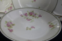 CMC-  MAUREIL CHAPEAU & CHARLES-  PURPLE VIOLETS-  COUPE SOUP BOWL  7 1/2"   ..... https://www.jaapiesfinechinastore.com