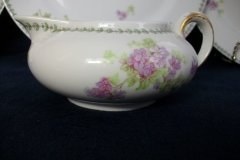 CMC-  MAUREIL CHAPEAU & CHARLES-  PURPLE VIOLETS-  CREAMER  8 oz   ..... http://jaapiesfinechinastore.com