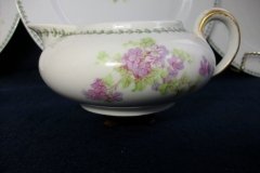 CMC-  MAUREIL CHAPEAU & CHARLES-  PURPLE VIOLETS-  CREAMER  8 oz   ..... http://jaapiesfinechinastore.com