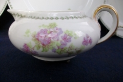 CMC-  MAUREIL CHAPEAU & CHARLES-  PURPLE VIOLETS-  CREAMER  8 oz   ..... https://www.jaapiesfinechinastore.com