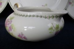 CMC-  MAUREIL CHAPEAU & CHARLES-  PURPLE VIOLETS-  CREAMER  8 oz   ..... http://jaapiesfinechinastore.com