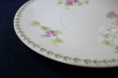 CMC-  MAUREIL CHAPEAU & CHARLES-  PURPLE VIOLETS-  CUP & SAUCER    ..... http://jaapiesfinechinastore.com