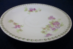 CMC-  MAUREIL CHAPEAU & CHARLES-  PURPLE VIOLETS-  CUP & SAUCER    ..... https://www.jaapiesfinechinastore.com