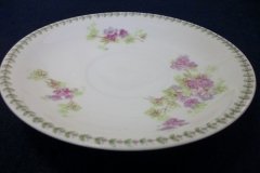CMC-  MAUREIL CHAPEAU & CHARLES-  PURPLE VIOLETS-  CUP & SAUCER    ..... http://jaapiesfinechinastore.com