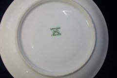 CMC-  MAUREIL CHAPEAU & CHARLES-  PURPLE VIOLETS-  CUP & SAUCER    ..... http://jaapiesfinechinastore.com