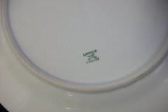 CMC-  MAUREIL CHAPEAU & CHARLES-  PURPLE VIOLETS-  DINNER PLATE  9 7/8"   ..... http://jaapiesfinechinastore.com