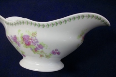 CMC-  MAUREIL CHAPEAU & CHARLES-  PURPLE VIOLETS-  GRAVY BOAT & UNDERPLATE   ..... https://www.jaapiesfinechinastore.com