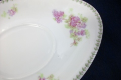 CMC-  MAUREIL CHAPEAU & CHARLES-  PURPLE VIOLETS-  GRAVY BOAT & UNDERPLATE   ..... https://www.jaapiesfinechinastore.com