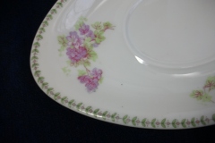 CMC-  MAUREIL CHAPEAU & CHARLES-  PURPLE VIOLETS-  GRAVY BOAT & UNDERPLATE   ..... https://www.jaapiesfinechinastore.com