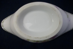 CMC-  MAUREIL CHAPEAU & CHARLES-  PURPLE VIOLETS-  GRAVY BOAT & UNDERPLATE   ..... https://www.jaapiesfinechinastore.com