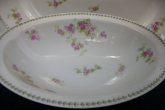 CMC-  MAUREIL CHAPEAU & CHARLES-  PURPLE VIOLETS-  OPEN  SERVING BOWL  10"   ..... https://www.jaapiesfinechinastore.com