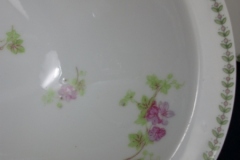 CMC-  MAUREIL CHAPEAU & CHARLES-  PURPLE VIOLETS-  OPEN  SERVING BOWL  10"   ..... https://www.jaapiesfinechinastore.com