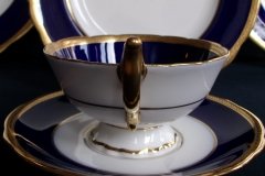 COALPORT COBALT #6518-  CUP & SAUCER   .....  http://jaapiesfinechinastore.com