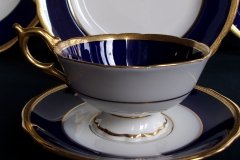 COALPORT COBALT #6518-  CUP & SAUCER   .....  http://jaapiesfinechinastore.com