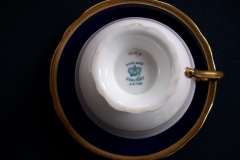 COALPORT COBALT #6518-  CUP & SAUCER   .....  https://www.jaapiesfinechinastore.com